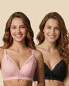 Pack of 2 Padded Bralette Bra